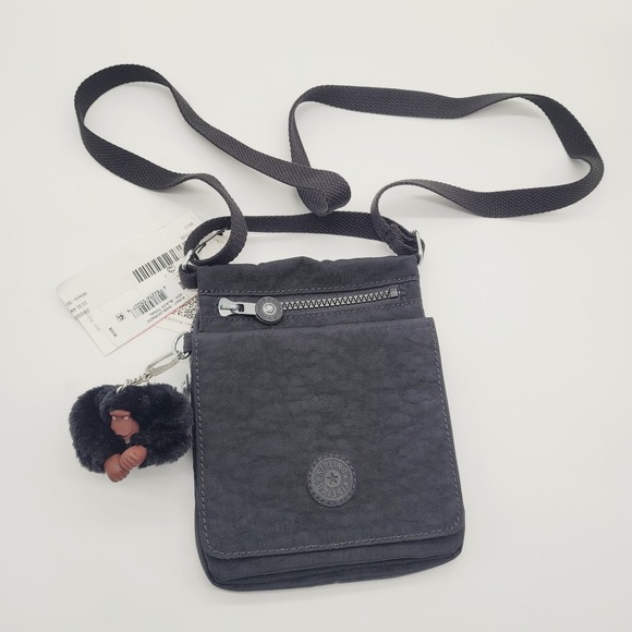 black kipling small shoulder bag